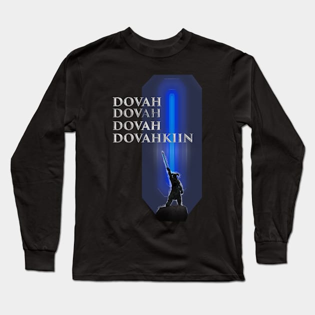 Dovahkiin Hoo Long Sleeve T-Shirt by VoxPolli